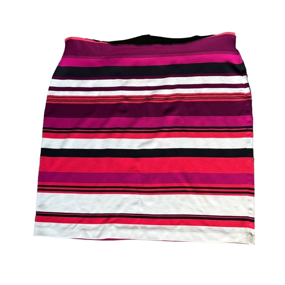 Ann Taylor Women's Multicolor Striped Mini Skirt, Size 12